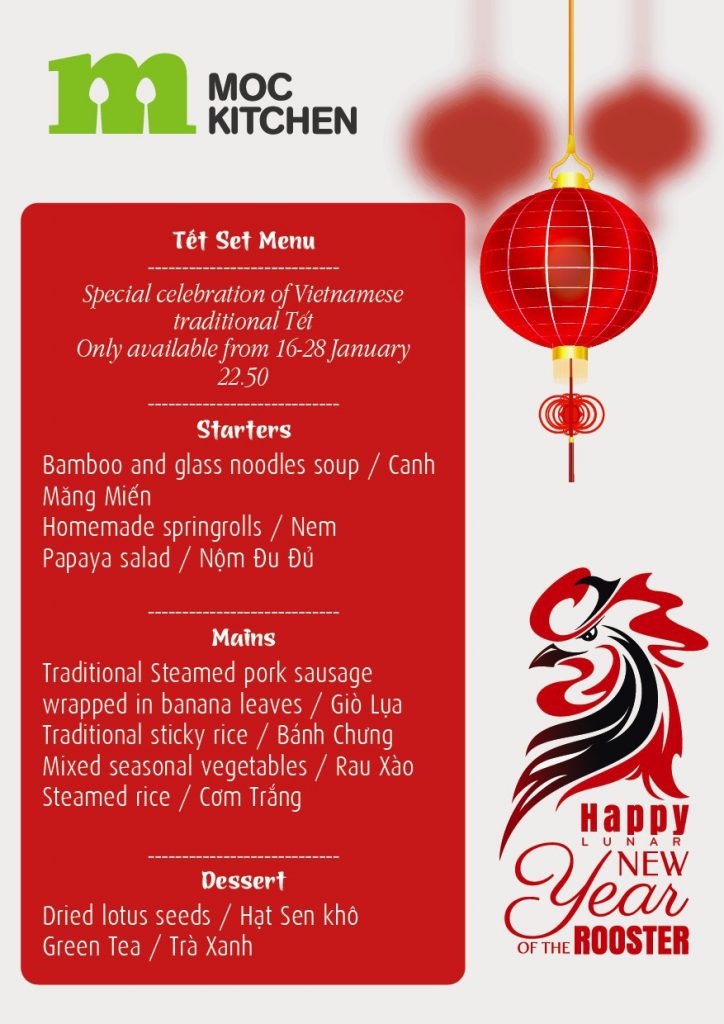 Special Tết Set menu